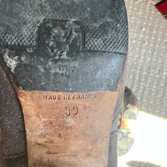 ** Isabel Marant Dicker Distressed Suede Booties - 39 ** - Picture 4 of 6